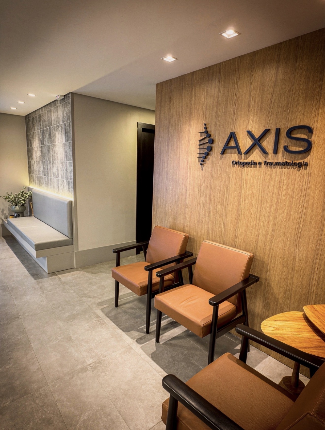 Recepção da Axis Ortopedia — Centro Clínico da PUCRS